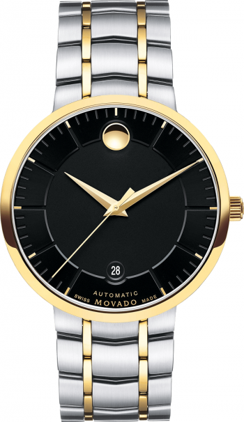 Đồng hồ Movado 0606916 Black Dial Two-tone