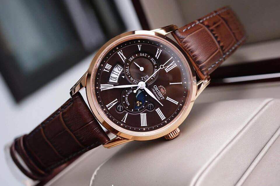 đồng hồ orient sun and moon SAK00003T0-B